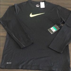 Boys Nike DRI-FIT long sleeve tee